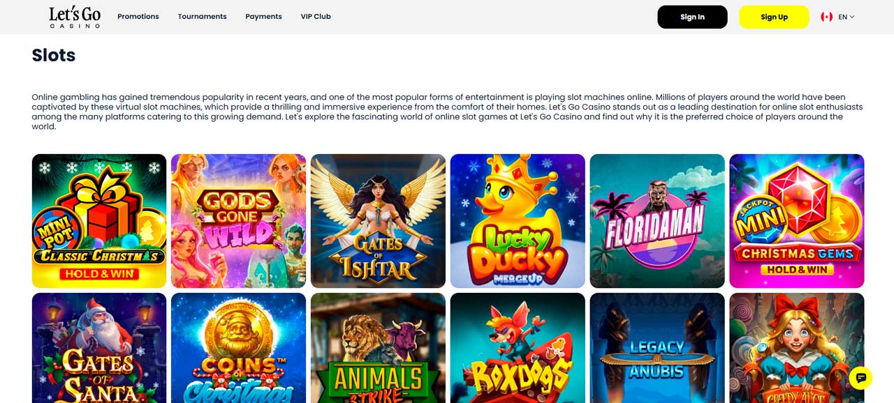 Let’s Go Casino slots